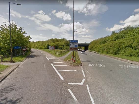 The southbound entry slip road to the M1 at junction 39 for Durkar will be affected by the closures. Picture: Google.