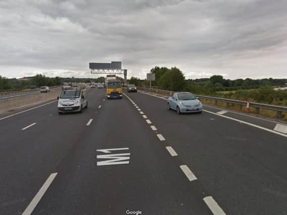 Highways England said it was the second report of the day of children on the motorway.