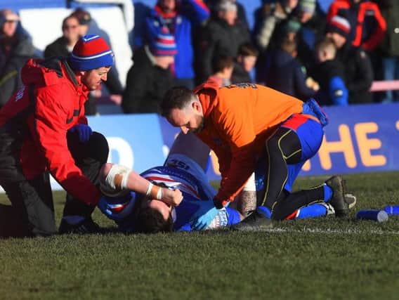Craig Huby has suffered a suspected dislocated shoulder. PIC: Jonathan Gawthorpe.