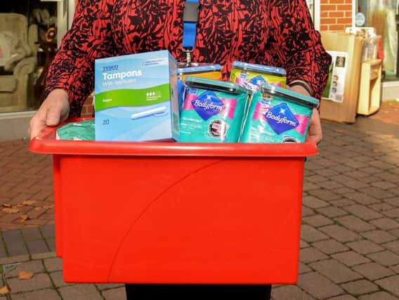 The Red Box Project is asking for donations of sanitary products to support students in local schools.