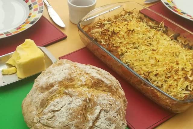 The parnsip rosti pie and Irish soda bread had proved a hit in the Wright household this week.