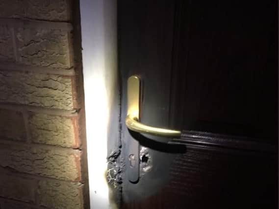A man has been arrested after police officers caught him trying to break into a commercial premises in Castleford using a blowtorch.Photo: West Yorkshire Police