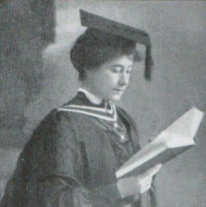Gertrude McCroben, former head teacher of Wakefield Girls' High School.