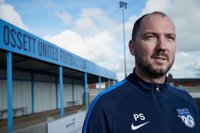 Ossett United chief executive Phil Smith has been surpised by the number of ticket applications for the County Cup final. PIC: John Clifton.