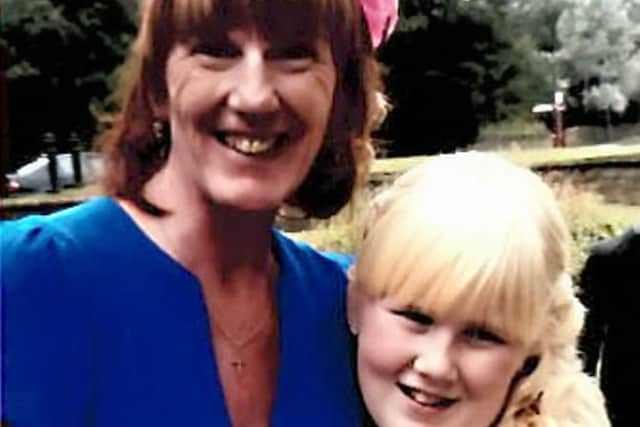Geraldine Newman with daughter Shanon who were found dead at their family home in Allerton Bywater, Leeds, West Yorkshire.