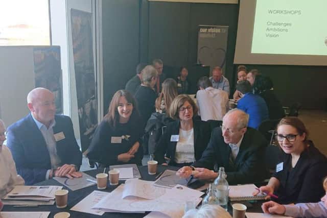 The summit brought together business leaders, landlords and politicians.
Picture from Wakefield Council/Twitter