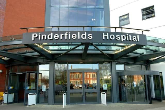 Pinderfields Hospital is struggling to keep up with demand.