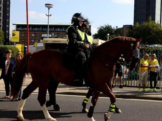 West Yorkshire Police search for a new horse to fight crime in Leeds. Photo credit: PA