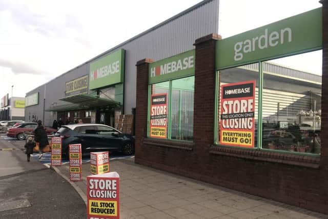 Homebase closed its Ings Road store on January 4.
