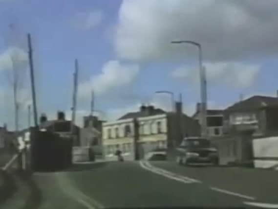 A drive around Castleford town centre, April 8 1990.