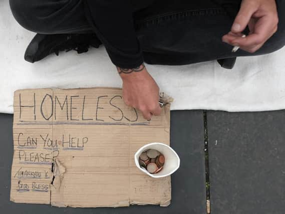 Most of the beggars and street drinkers in Wakefield are not homeless.