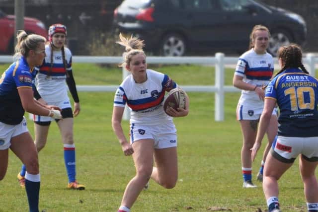 Maddison Hirst was one of seven players making their competitive debuts for Trinity. PIC: Mike Robey Photography.
