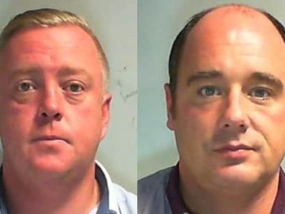 Anthony Woodcock and David Bellamy were jailed at York Crown Court.