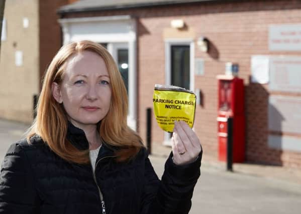 Gemma Bragger parked in Town End car park, in Ossett, where the only machine was broken, and was shocked to discover she had been given a parking ticket for failing to pay.