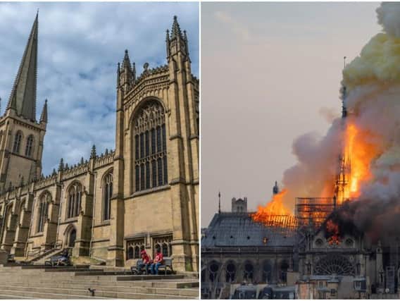 Wakefield Cathedral will join churches and cathedrals across the country in paying respect to Notre Dame cathedral.