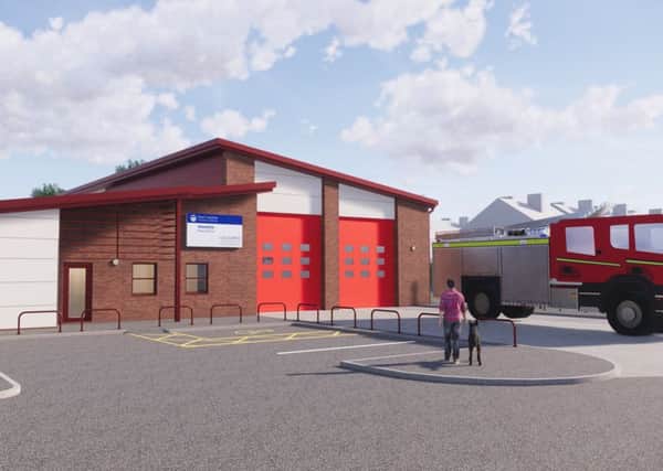 An artist's impression of the new Wakefield Fire Station.