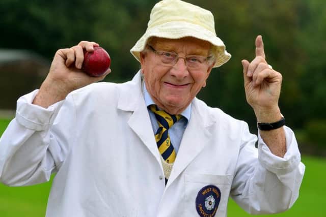 Mr Hazell retired from cricket umpiring in 2013, but is back at the crease now due to a shortage of people available.