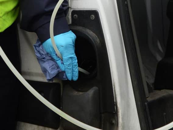HMRC checked vehicles for red diesel.