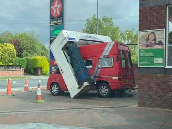Oops! (Picture from Lindsay Beadnell Reid)