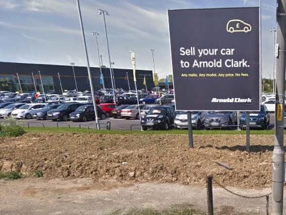 The car dealers is based at Calder Park near the M1 junction