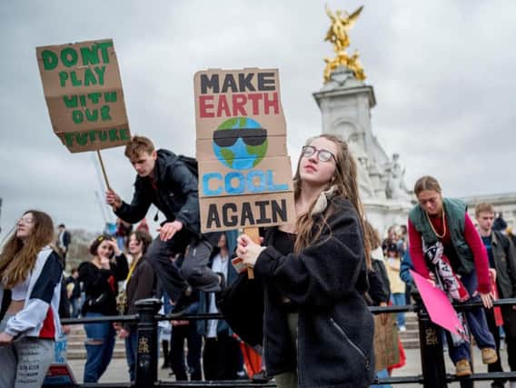Climate change demonstrations have been held across the UK recently.