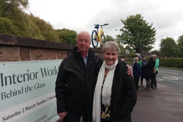 John and Sheila Irlam are visiting Yorkshire from Cheshire and seeing the tour in person for the first time.