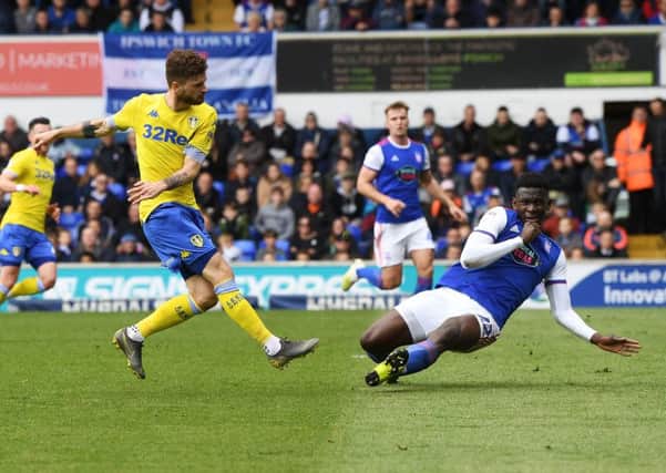 Mateusz Klich scored the first equaliser for Leeds United at Ipswich. Picture: Jonathan Gawthorpe