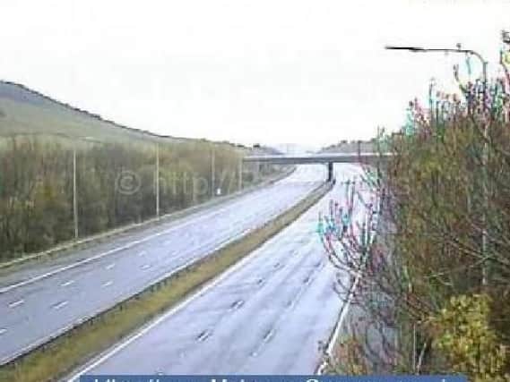 The M62 near Huddersfield, taken at 11am (Photo: Highways England).