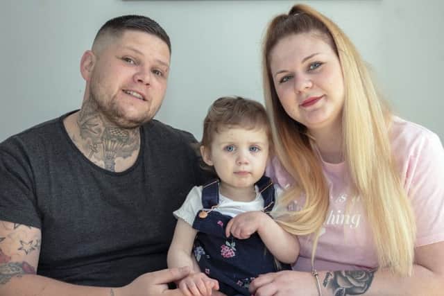 Ivy-Louise Wilkinson has been diagnosed with neuroblastoma and needed £200k to go to America for treatment, a target which has now been met. Picture Scott Merrylees