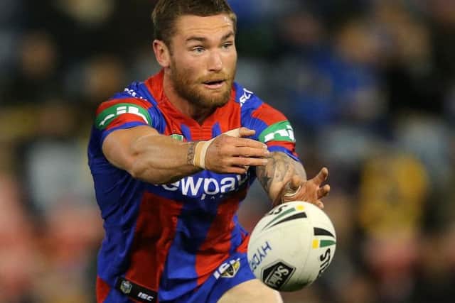 Tyler Randell joined Wakefield Trinity from NRL side Newcastle Knights. PIC: Ashley Feder/Getty Images.