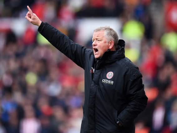 Sheffield United manager Chris Wilder. PIC: Nathan Stirk/Getty Images.