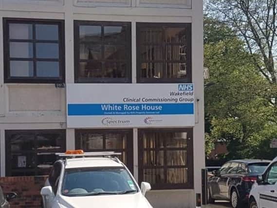 White Rose House in Wakefield, where the CCG's headquarters are based.