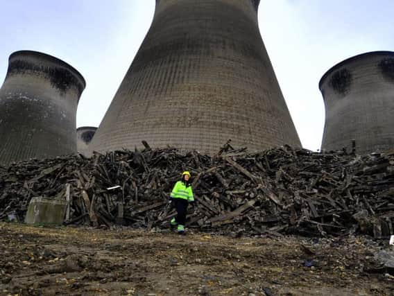 Demolition works at Ferrybridge Power Station began in December 2018.