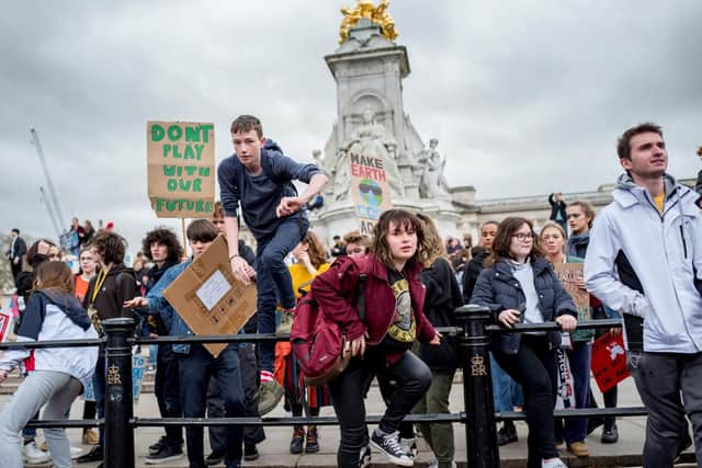 Climate change protests have taken place across the UK this year.