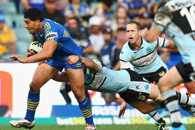 Kelepi Tanginoa started his career with Parramatta. PIC:Mark Kolbe/Getty Images.