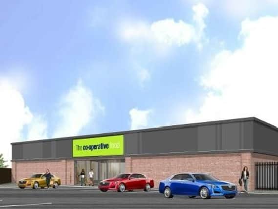 An artist's impression of how the proposed store may look.