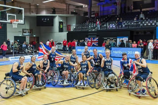 The Great Britain team at the Hamburg 2018 World Championships.