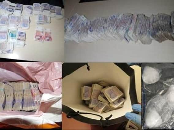 Money laundered by drug traffickers