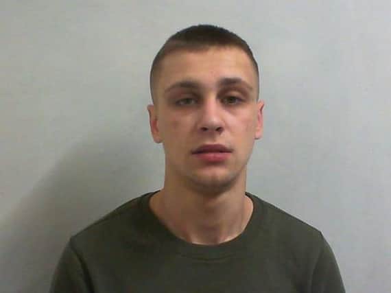 Jordan James Eastwood, 19, from Ossett, targeted the Scarborough businesses between February and April of this year.