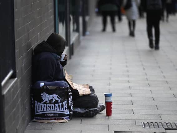 Police in Wakefield conducted searches for rough sleepers this morning.