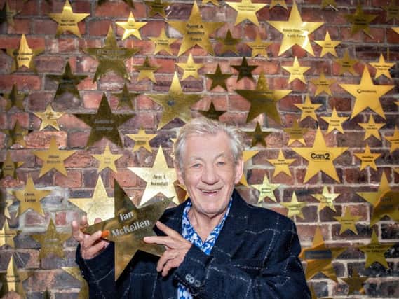 Sir Ian McKellen raised over 10,000 for Theatre Royal Wakefield with his one-man show. Picture: ROBLING PHOTOGRAPHY