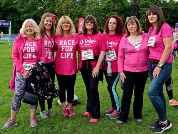 ITV Calendar's Christine Talbot also joined the Race for Life in Wakefield.