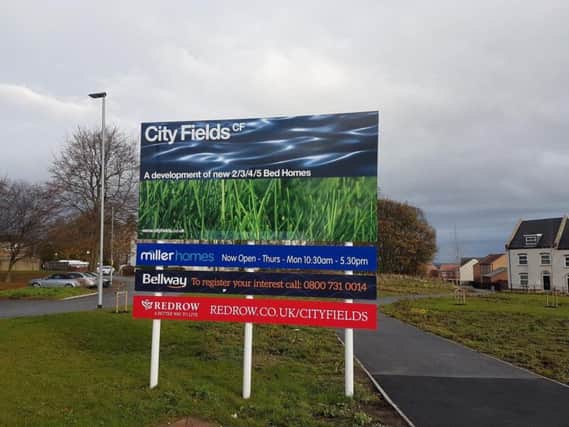 Around 2,500 homes will be eventually be created as part of the City Fields development.