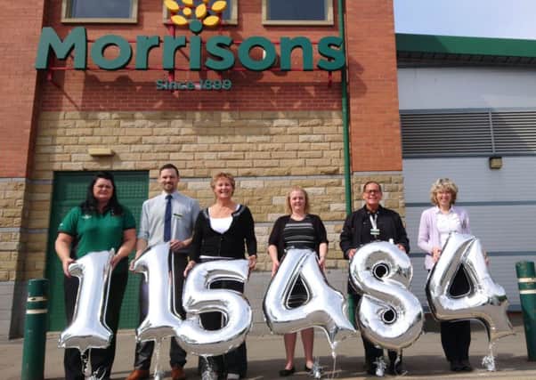 Wakefield Hospice is celebrating after the financial donation from the Morrisons Foundation.