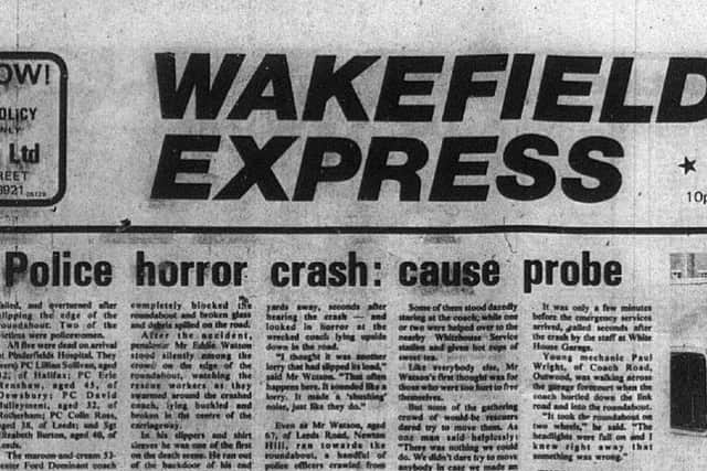 The accident happened on May 15, 1978 and made front page news in the days afterwards.