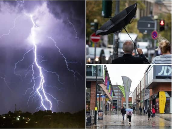 Heavy showers and thunderstorms are expected to cause travel disruption in Wakefield tomorrow.