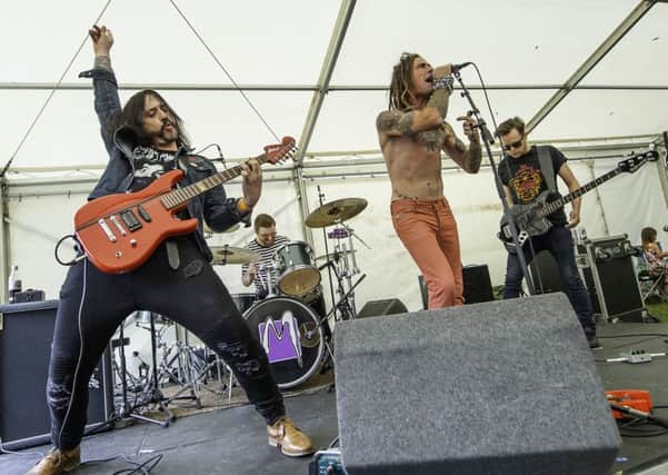 Picture by Allan McKenzie/YWNG - 28/07/18 - Press - Clarence Park Music Festival, Clarence Park, Wakefield, England - The Sourheads.