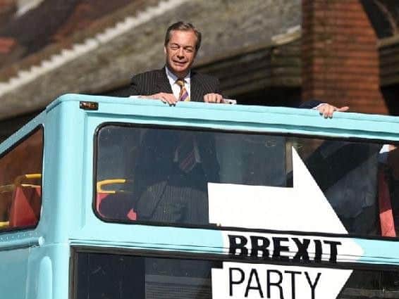 The claims are linked to a visit by the Brexit Party's Nigel Farage to Wakefield, on May 20.