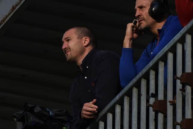 Wakefield Trinity head coach Chris Chester with assistant Lee Gilmour. PIC: Matthew Merrick.