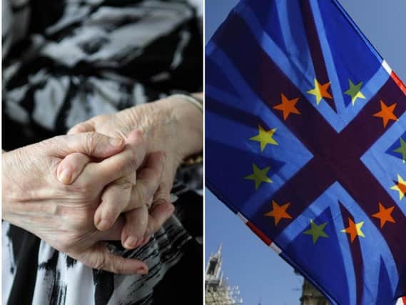 The state of elderly care in the private sector was given a risk factor of 16 out of 25. Brexit was given a score of six.